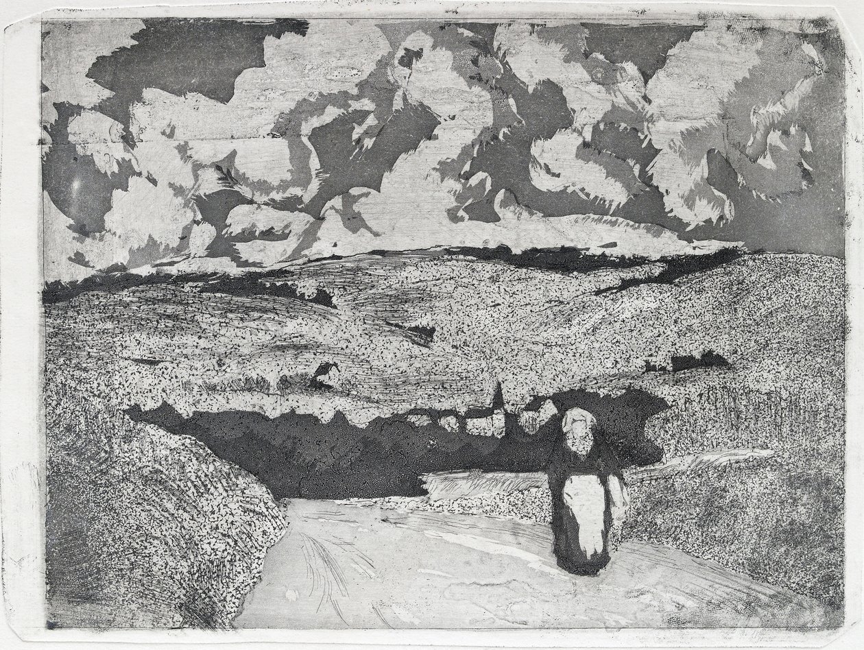 Yoldaki Kadın, 1879 by Camille Pissarro