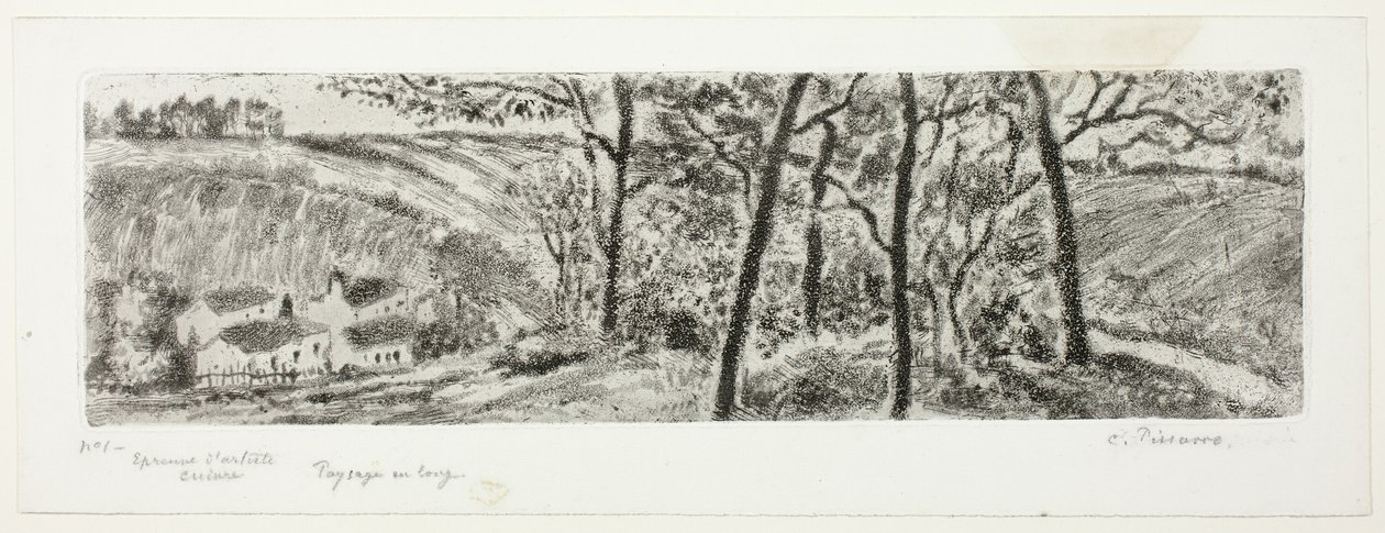 Manzara Panorama by Camille Pissarro