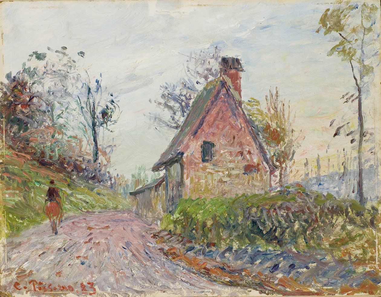 Rouen çevresi by Camille Pissarro
