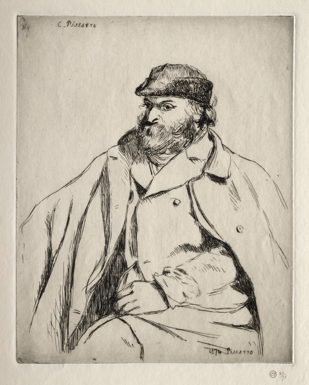 Paul Cezanne by Camille Pissarro