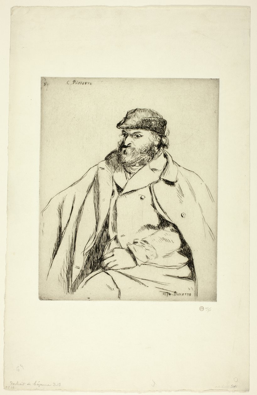 Paul Cezanne by Camille Pissarro