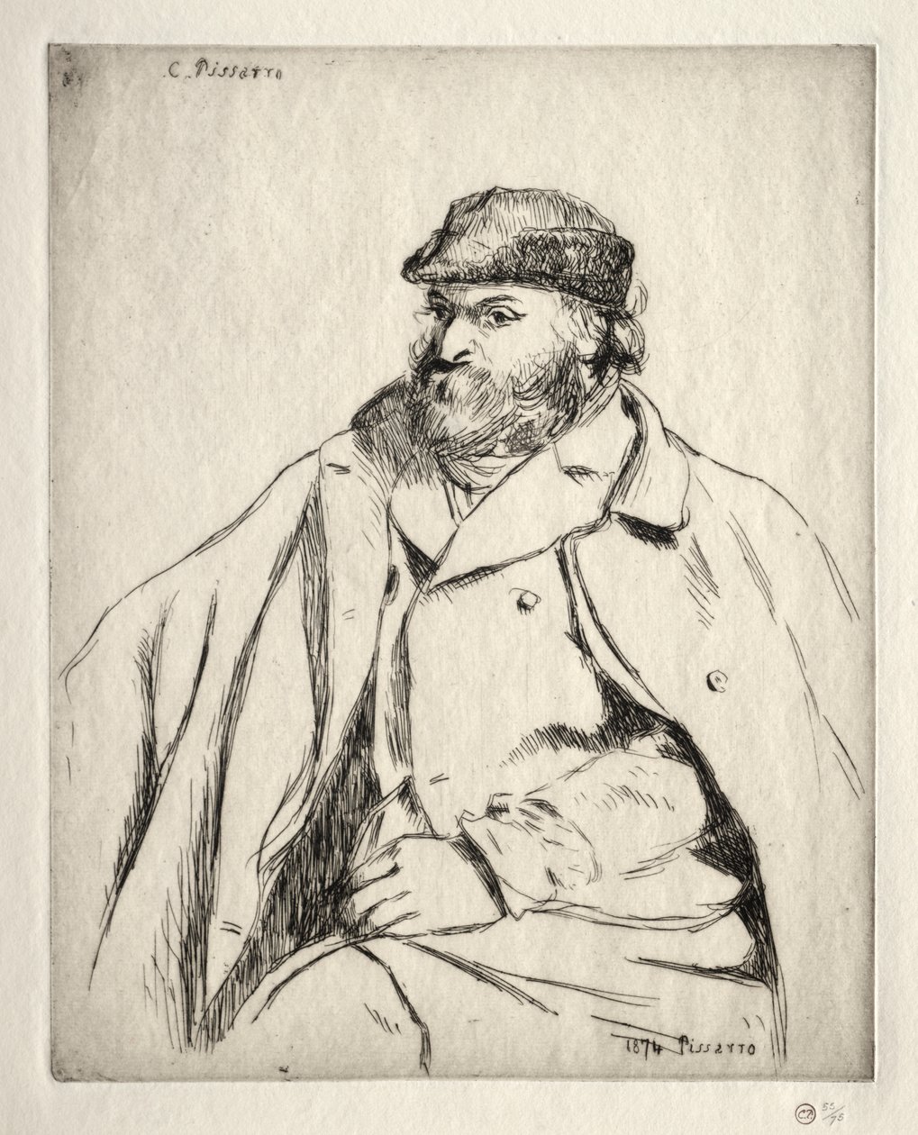 Paul Cezanne by Camille Pissarro