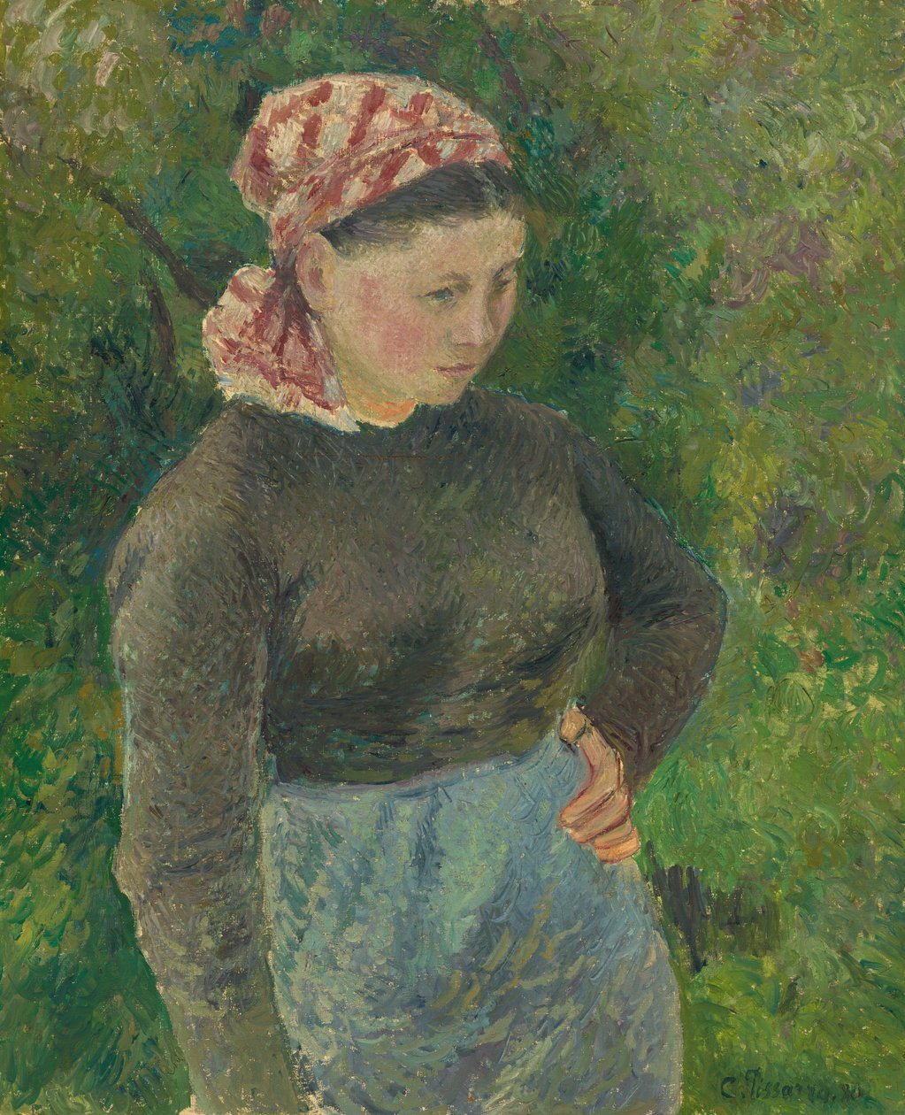 Köylü kadın by Camille Pissarro