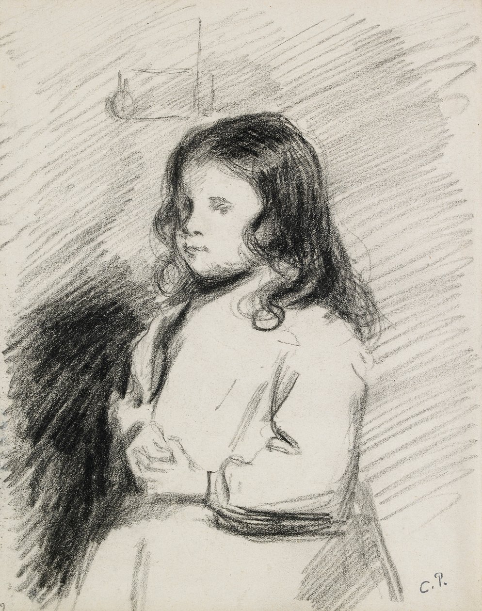 Ludovic-Rodo Pissarro'nun Portresi 1878-1952, c1883-1884 by Camille Pissarro