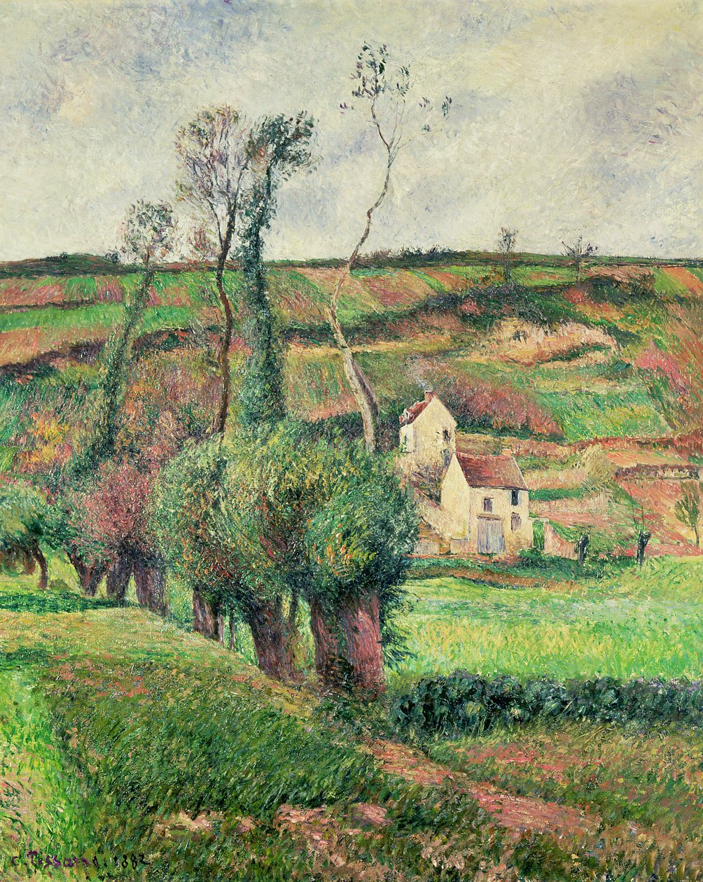 Lahana Yamaçları, Pontoise by Camille Jacob Pissarro