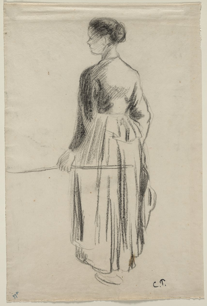 Çoban, Eragny by Camille Pissarro