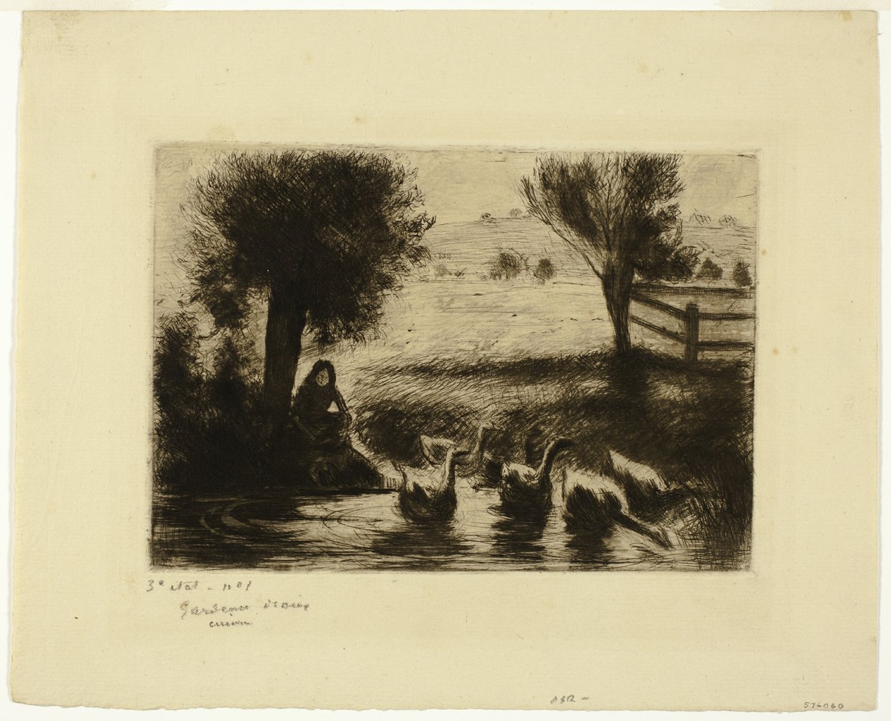 kazlar by Camille Pissarro