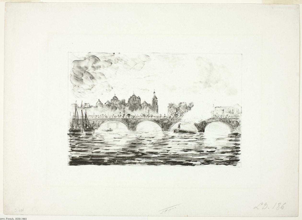 Parlamento Binaları, Londra by Camille Pissarro