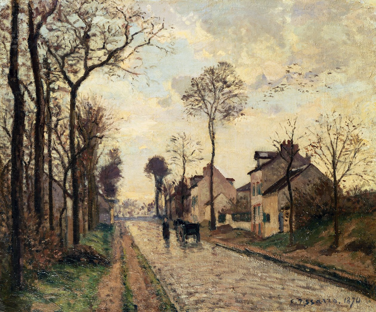 Louveciennes Yolu by Camille Pissarro