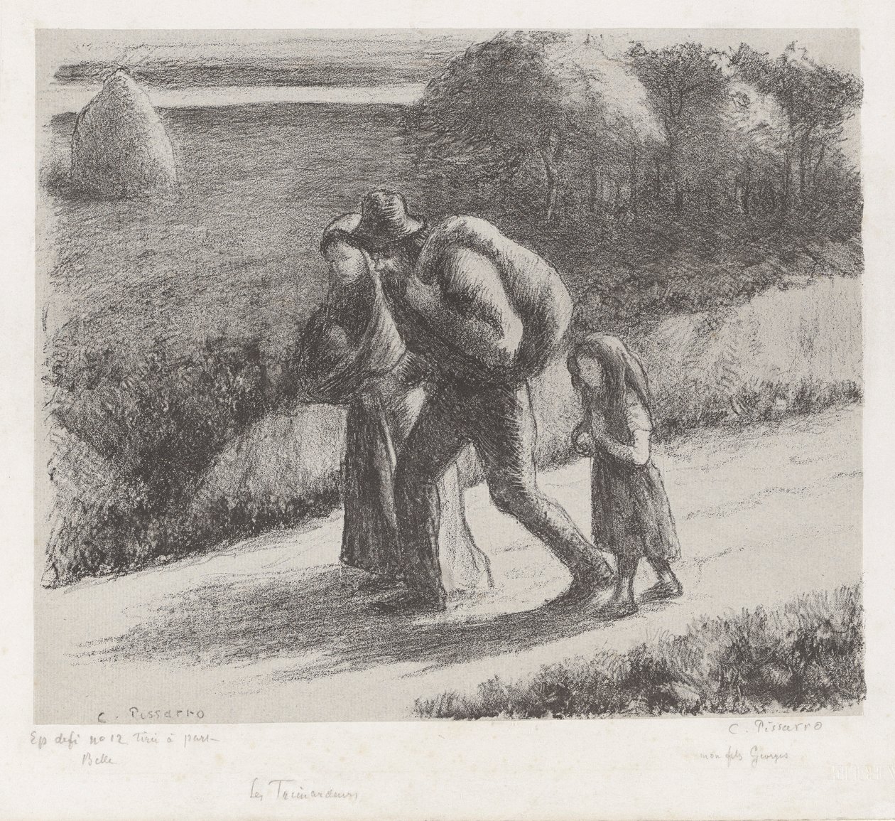serseriler by Camille Pissarro