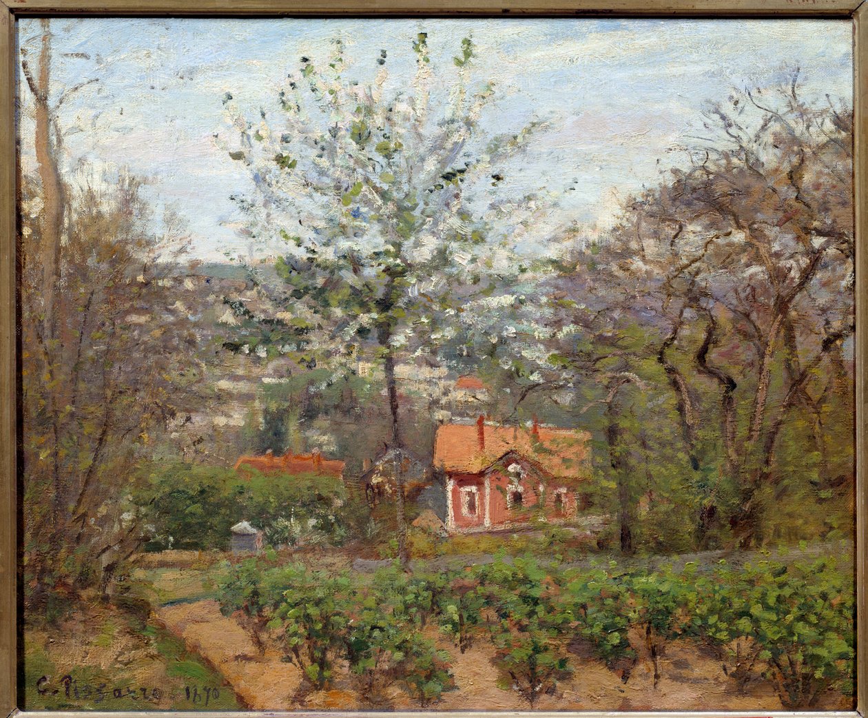 Yazlık, pembe ev; kalbin uçan mezrası. Camille Pissarro