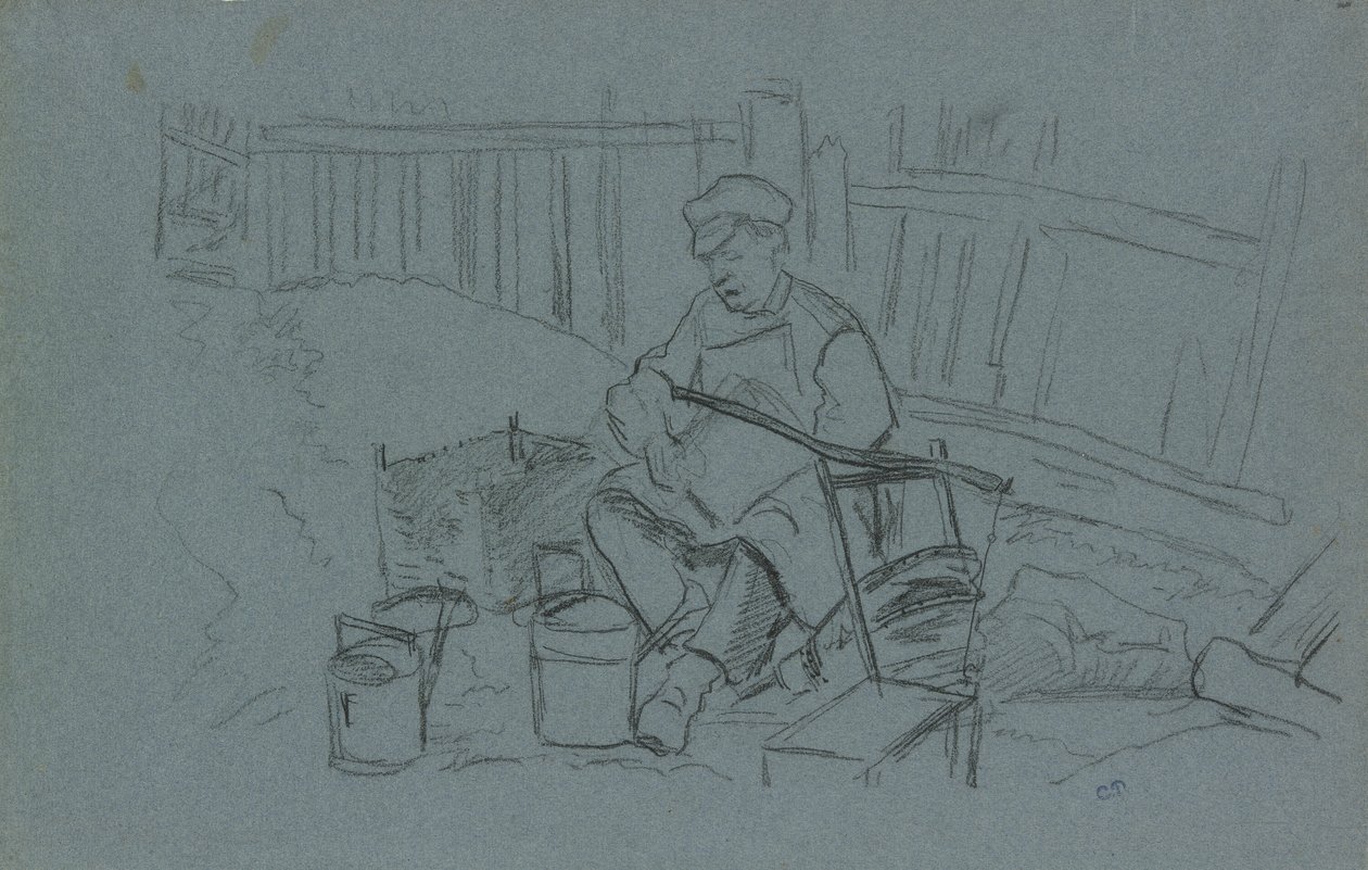 Aletleriyle Tamirci by Camille Pissarro