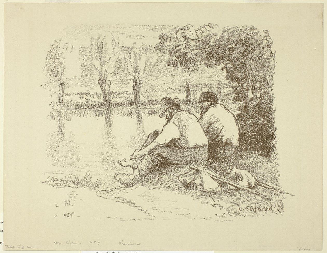 serseriler by Camille Pissarro