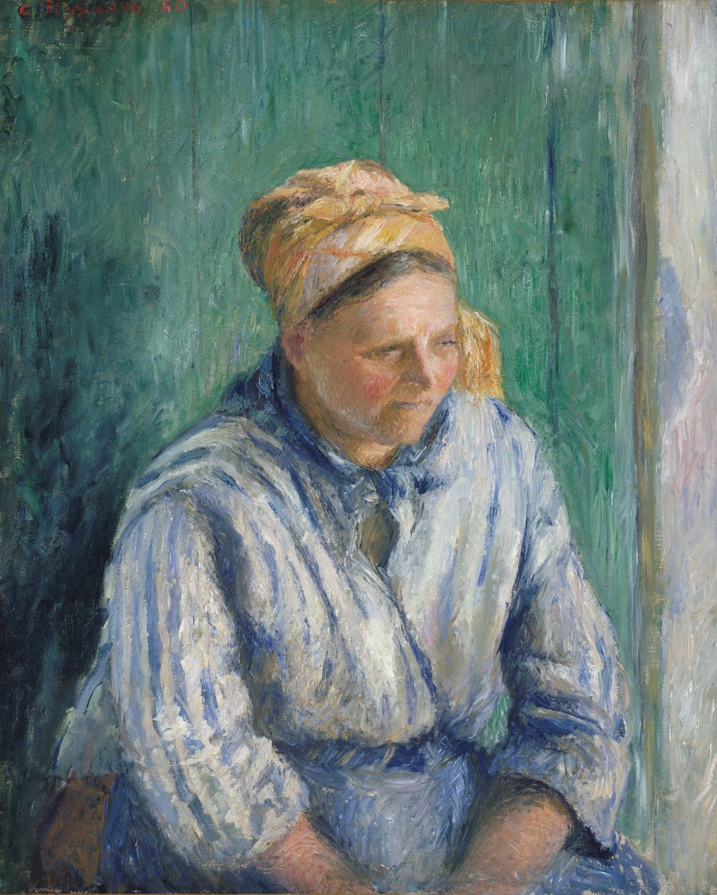 Çamaşırcı, Çalışma by Camille Jacob Pissarro