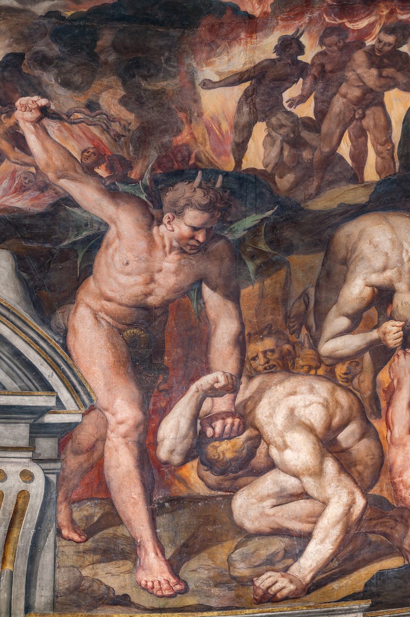 Son Yargı, detay (fresk) by Camillo Procaccini