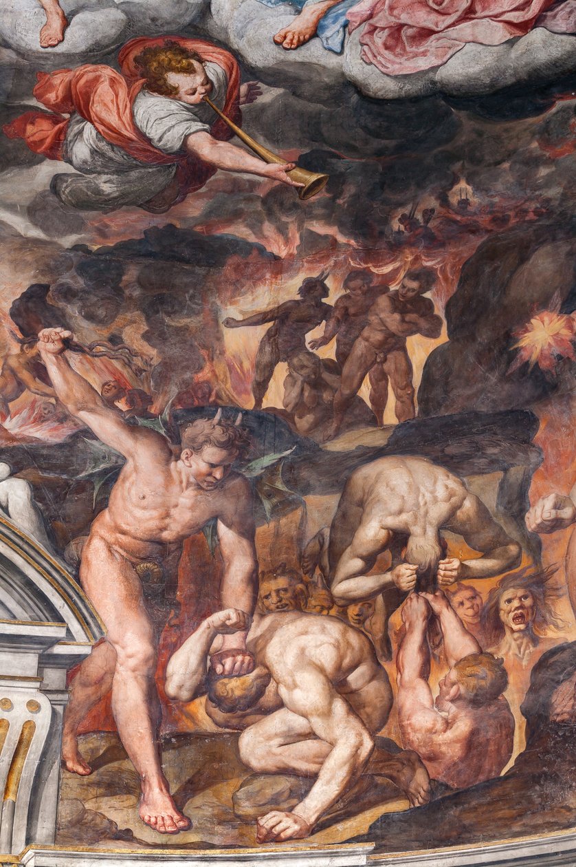Son Yargı, detay (fresk) by Camillo Procaccini