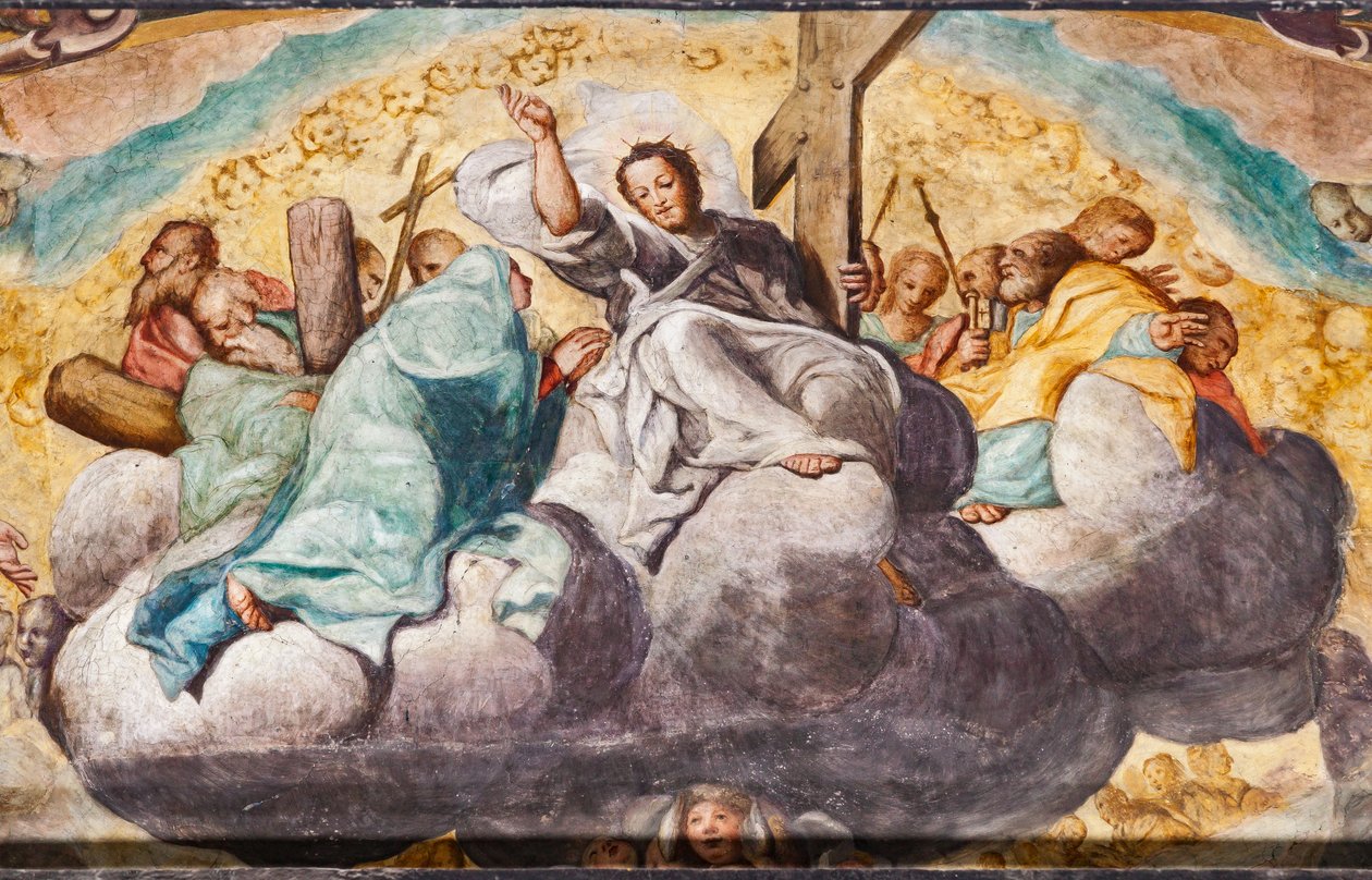 Son Yargı, detay (fresk) by Camillo Procaccini