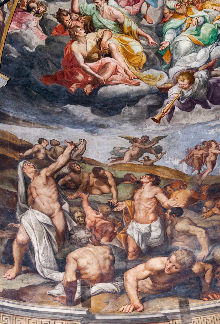 Son Yargı, detay (fresk) by Camillo Procaccini