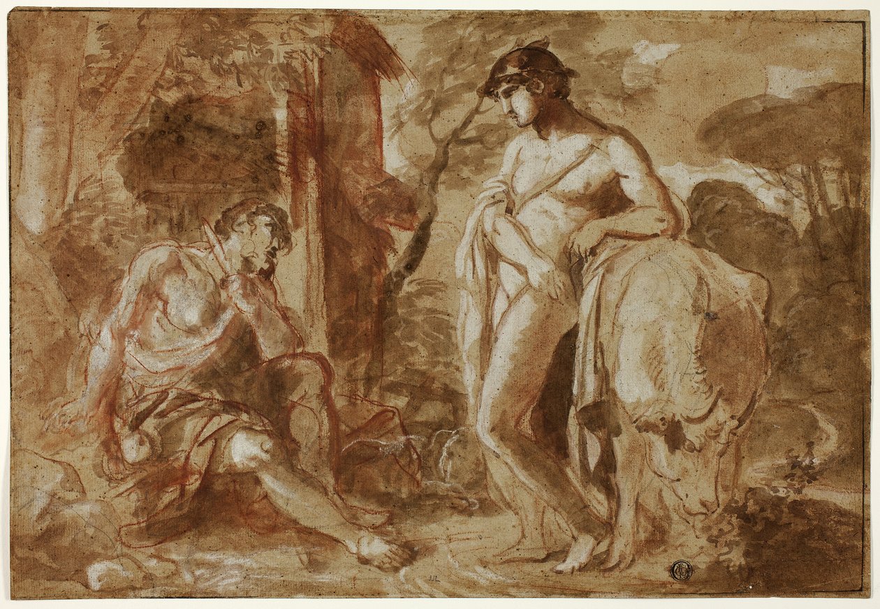 Merkür ve Argus by Camillo Procaccini