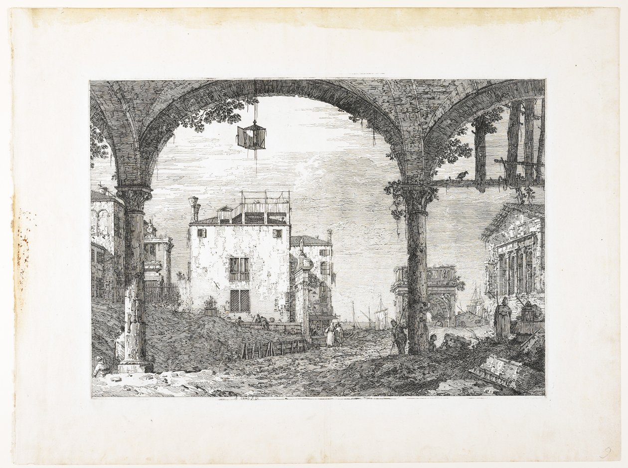 La Portique à la Lanterne, Vedute