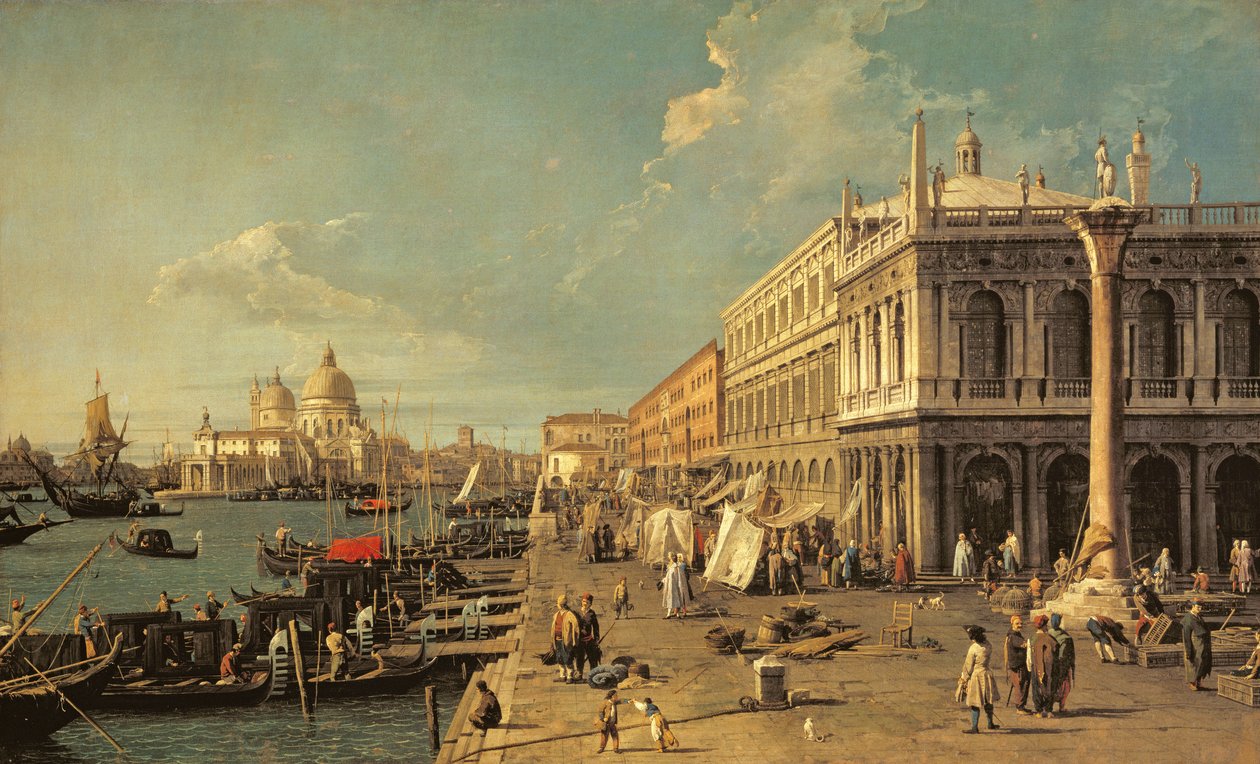 Molo ve Zecca, Venedik by Giovanni Antonio Canal