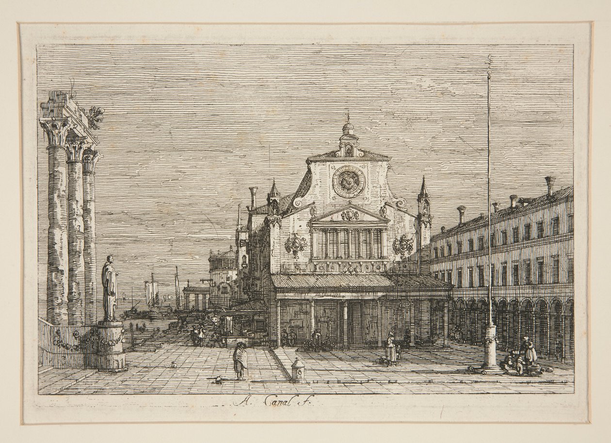 Vedute (Görüntüler) dizisinden S. Giacomo di Rialto
