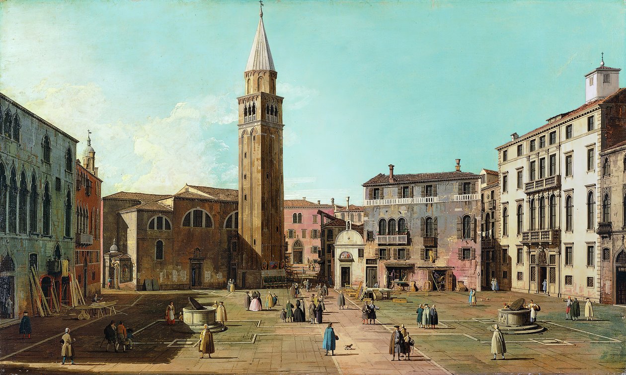 Campo SantAngelo, Venedik, 1730