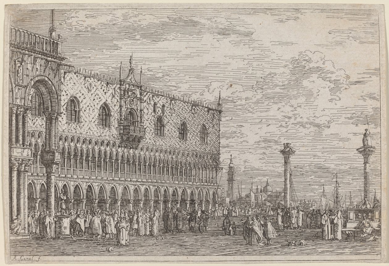 Bant İskelesi. V, c. 17351746. by Canaletto