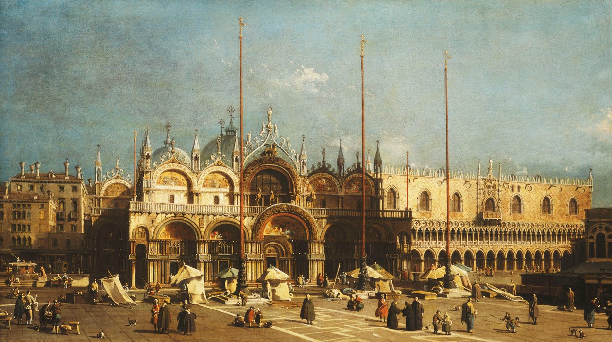 San Marco ve Doge Sarayı, Venedik, Piazza San Marco