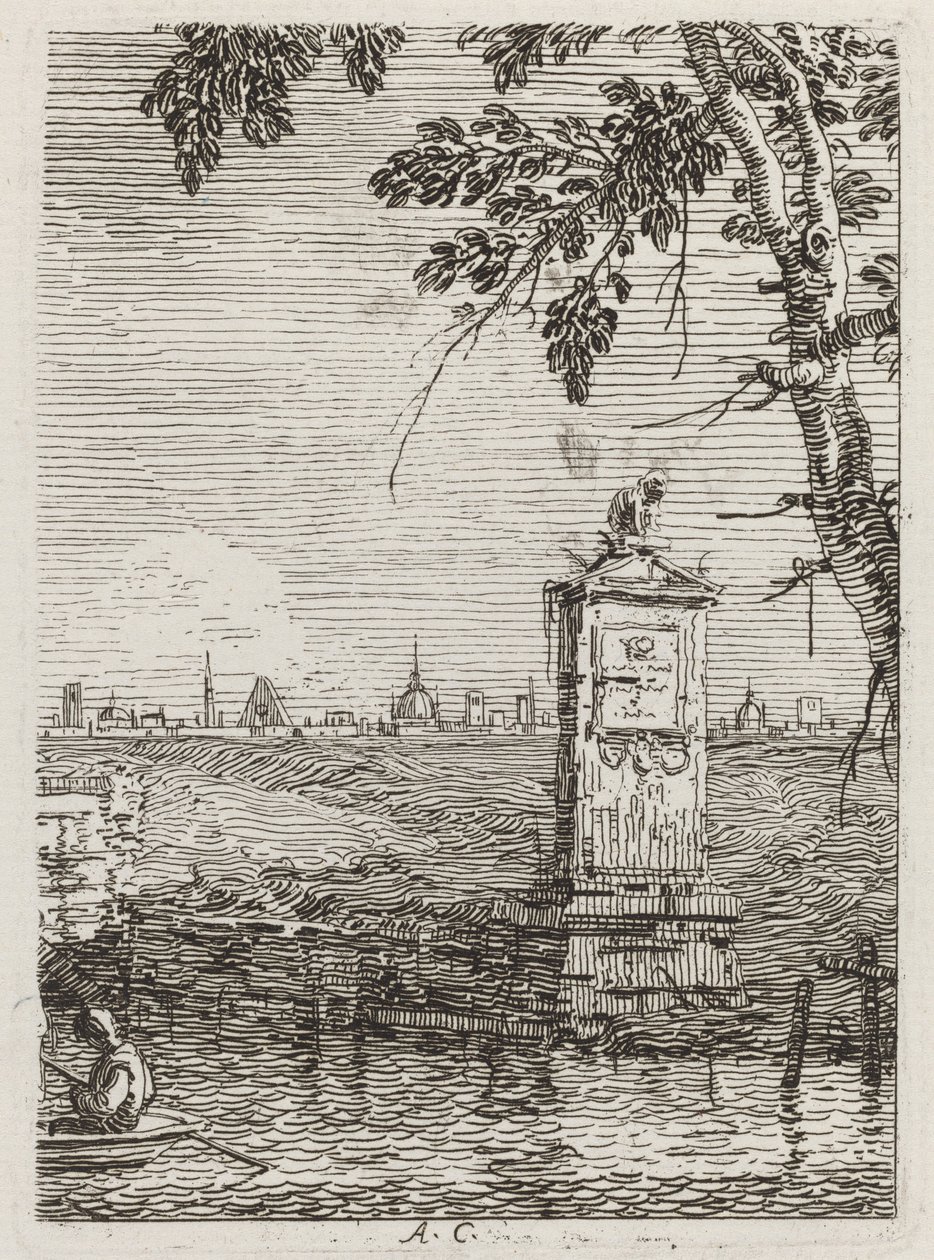 Küçük Anıt [solda], c. 17351746. by Canaletto