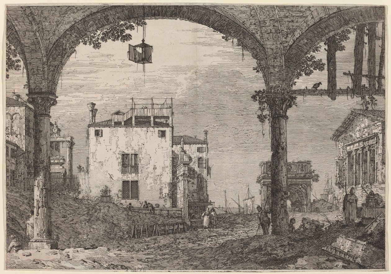 Fenerli Portiko by Canaletto