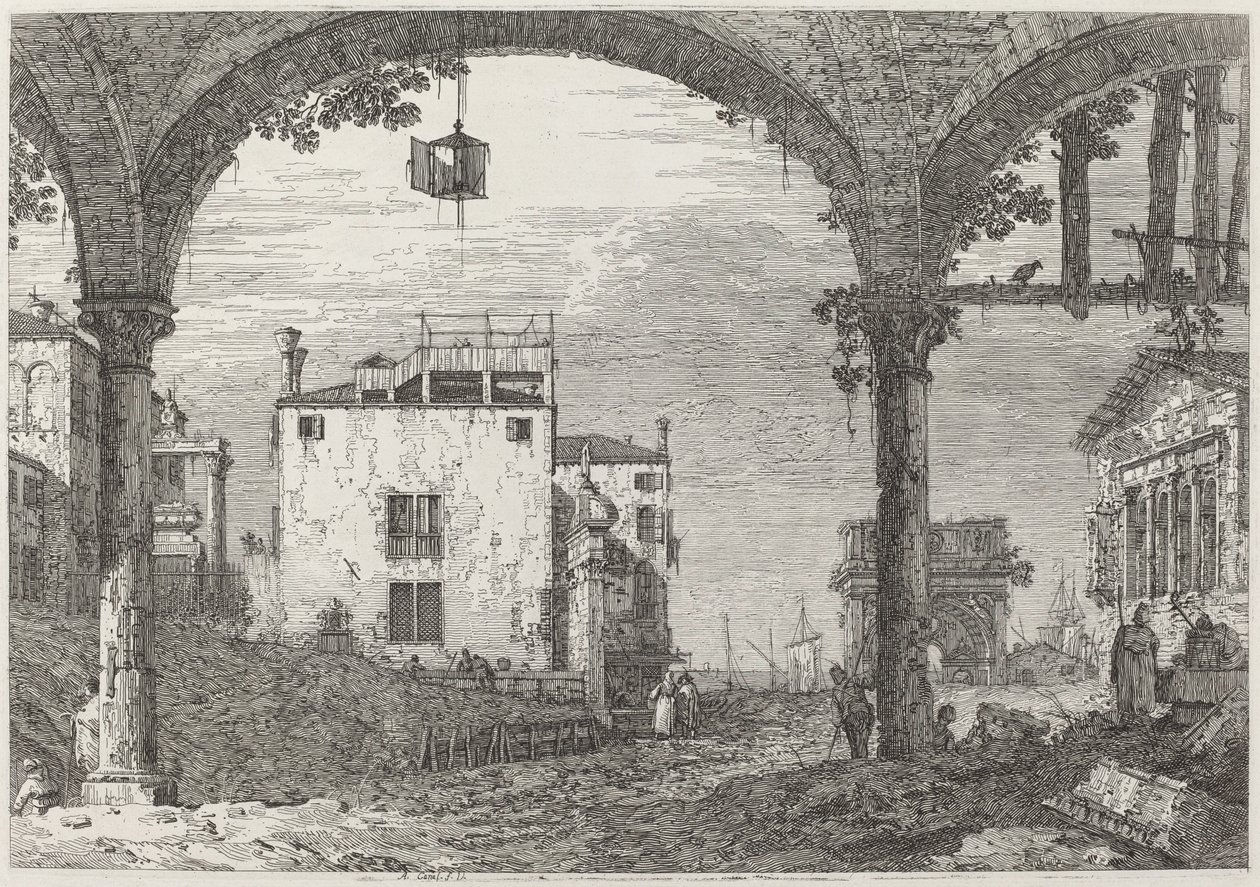 Fenerli Portiko by Canaletto
