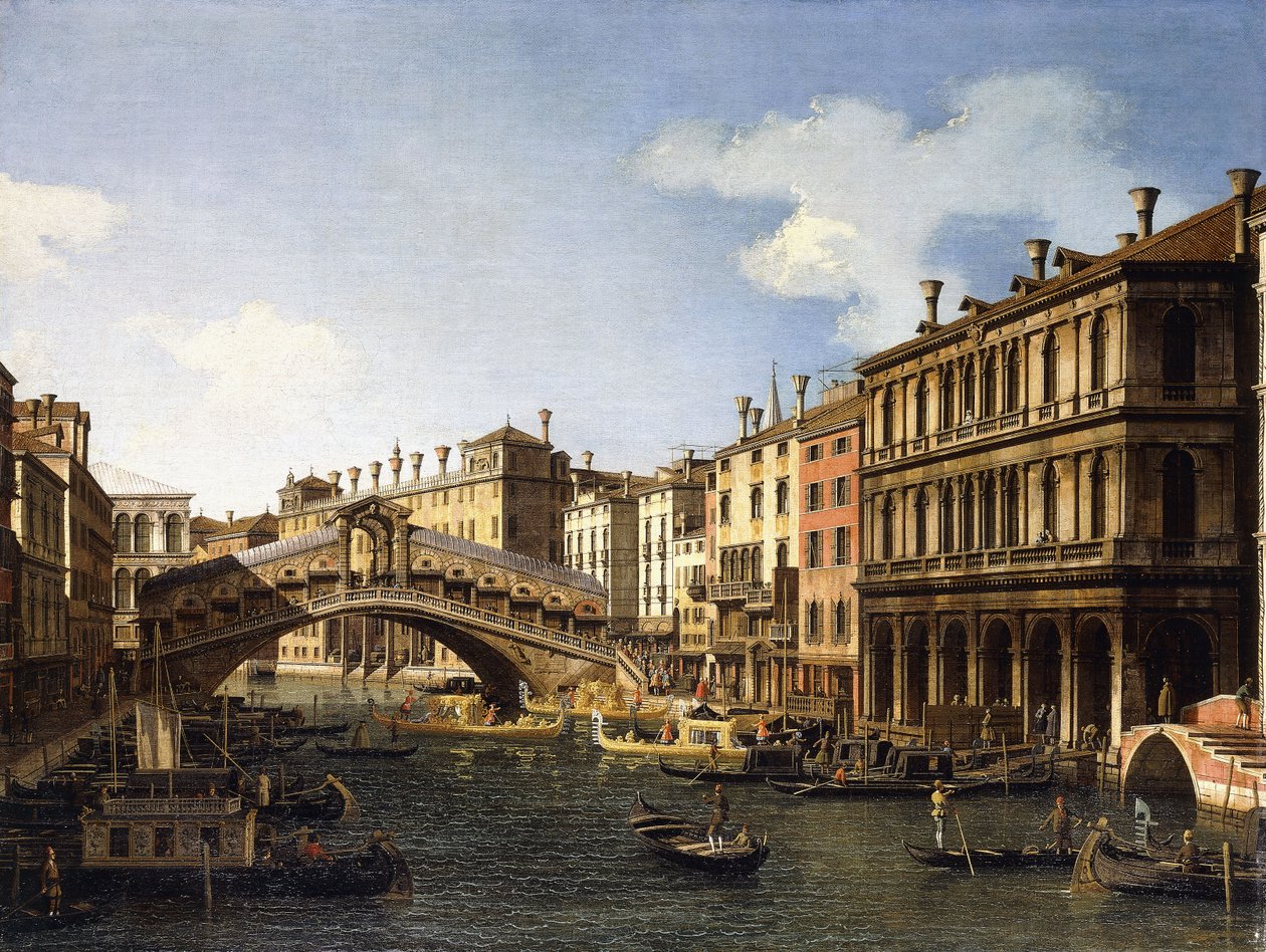Rialto Köprüsü, Venedik, 1740