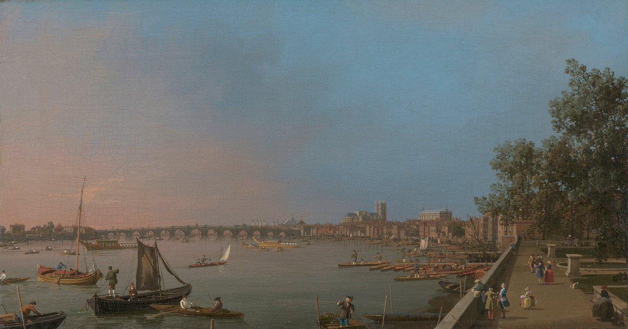 Somerset House'un Terasının Yakınlarından Westminster by Canaletto