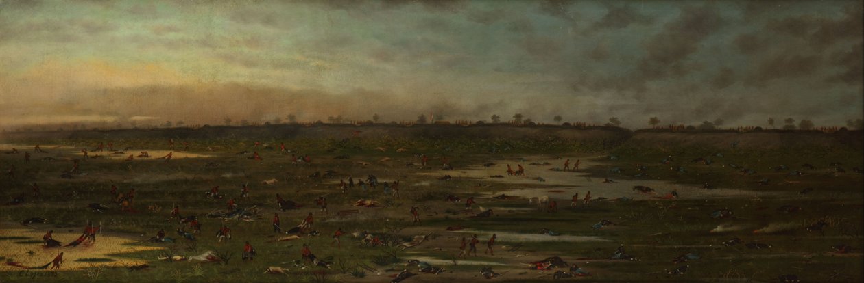 Despues de la Batalla de Curupayti  by Candido Lopez
