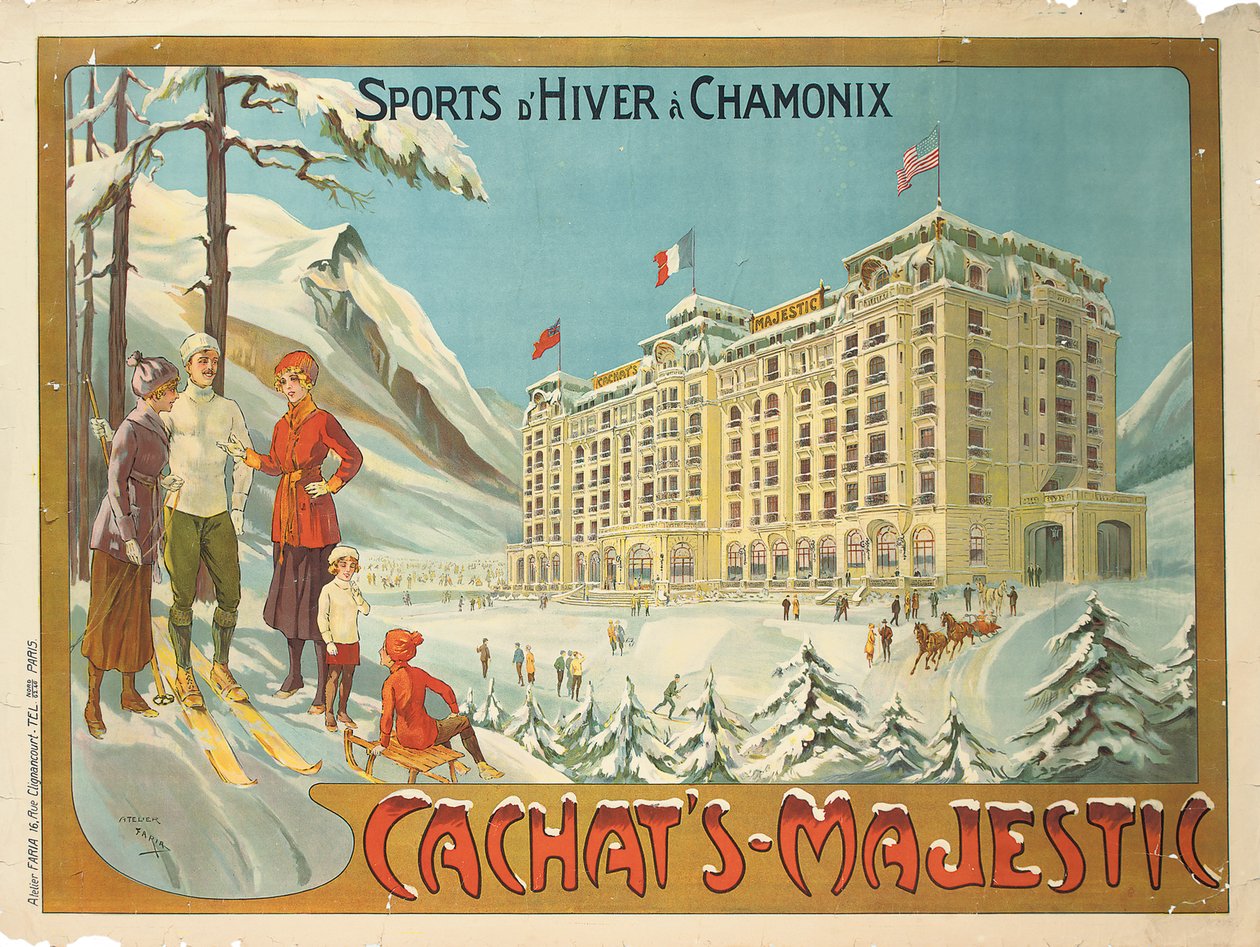"Cachat"s Majestic" otelinin ve Chamonix