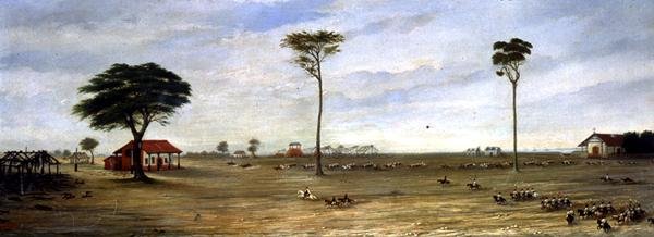 Anavatan Geçidi'ndeki Müstahkem Kamp, Paraguay by Candido Lopez