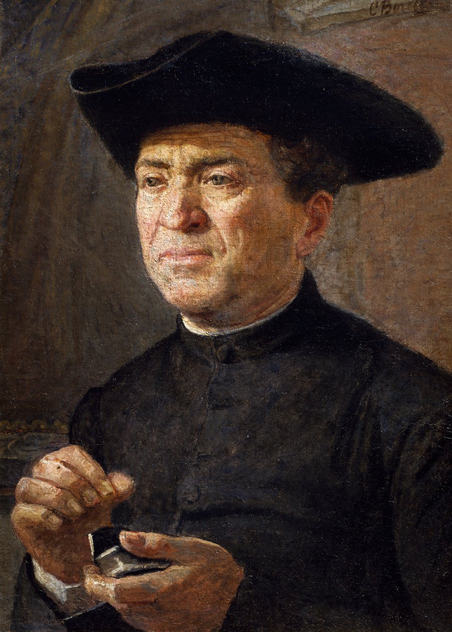 Bir tutam enfiye, boyama Canuto Borelli (1852-1928), İtalya by Canuto Borelli
