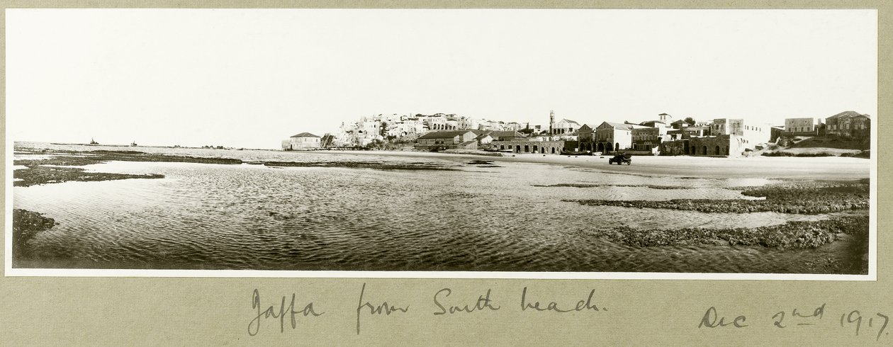 ದಕ್ಷಿಣ ಬೀಚ್‌ನಿಂದ ಜಾಫಾ, 2ನೇ ಡಿಸೆಂಬರ್ 1917 ಟರ್ಕ್ by Capt. Arthur Rhodes