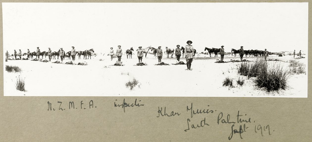 NZMFA denetimi, Han Yunus, Eylül 1917 by Capt. Arthur Rhodes