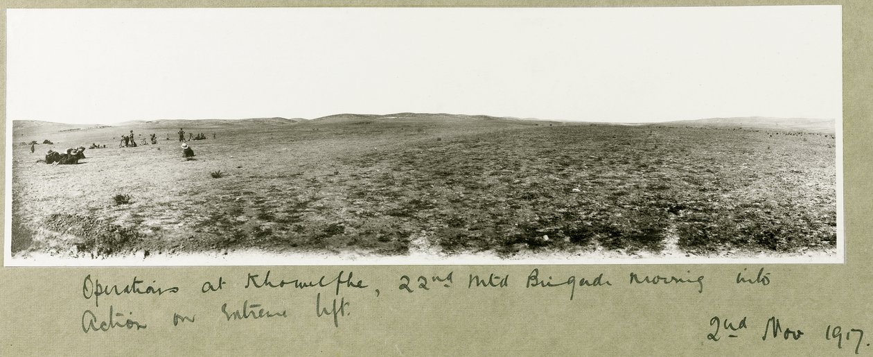 Khuwelfeh'deki operasyonlar, 22. Atlı Tugay harekete geçiyor, 2 Kasım 1917 by Capt. Arthur Rhodes