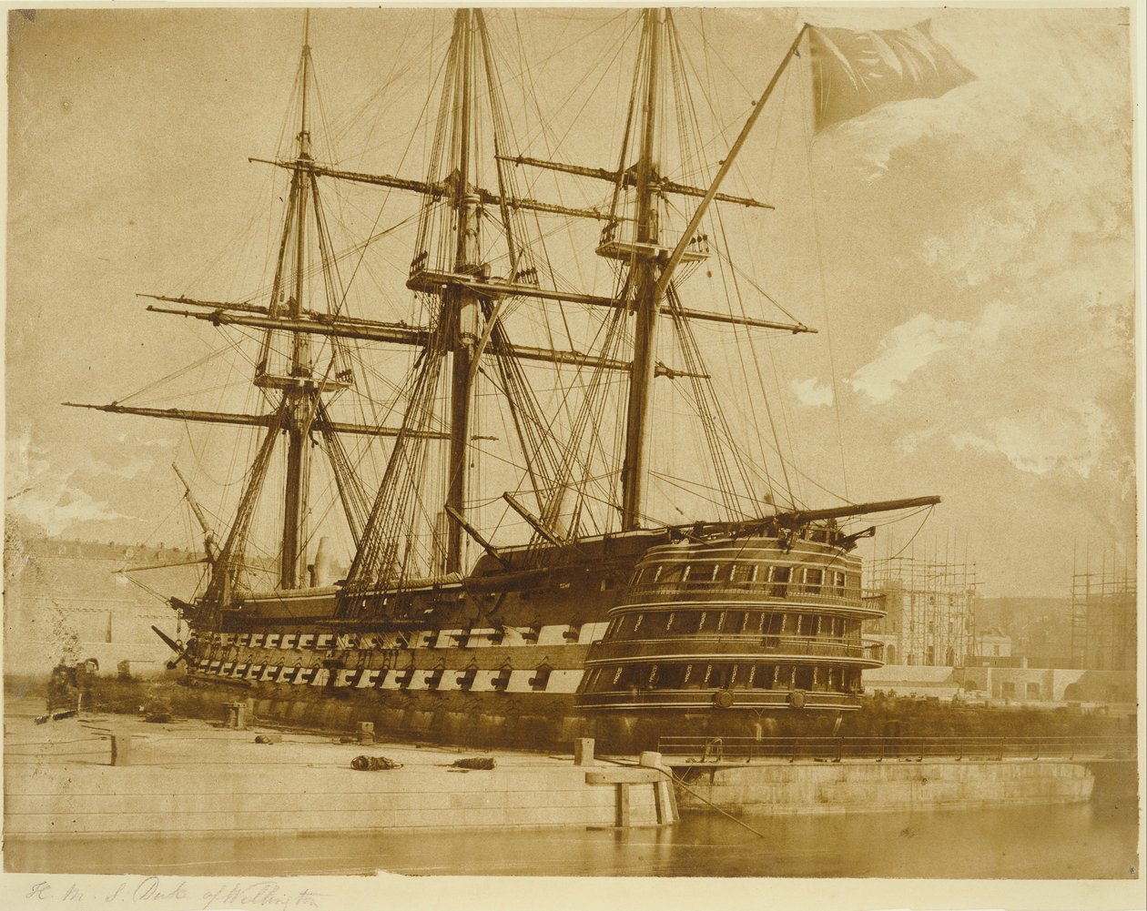 H.M.S. Wellington Dükü by Linnaeus Tripe
