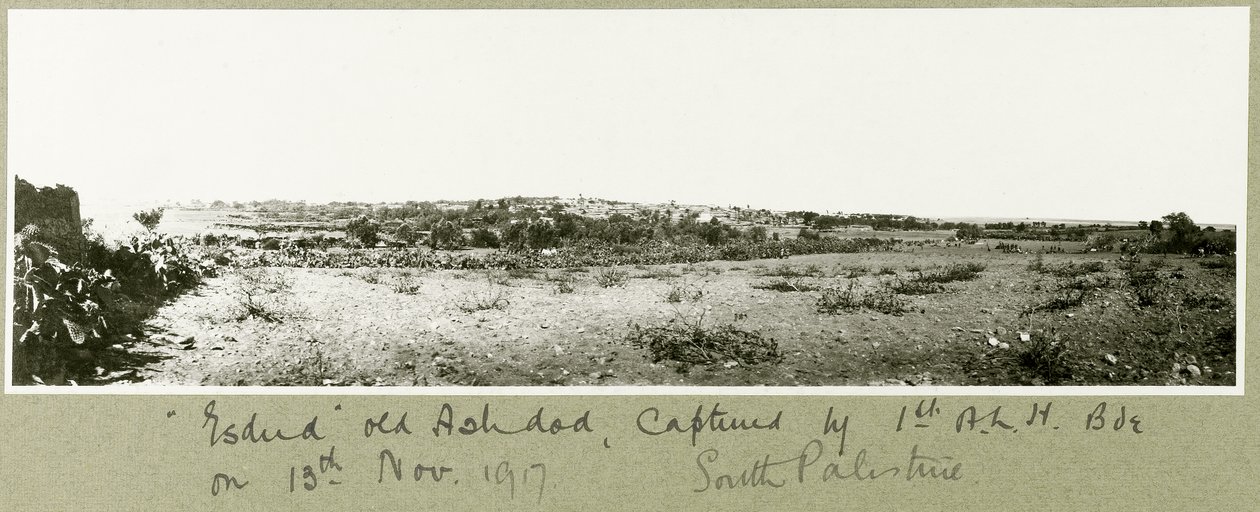 Esdud, eski Aşdod, 1. A.L.H. 13 Kasım 1917