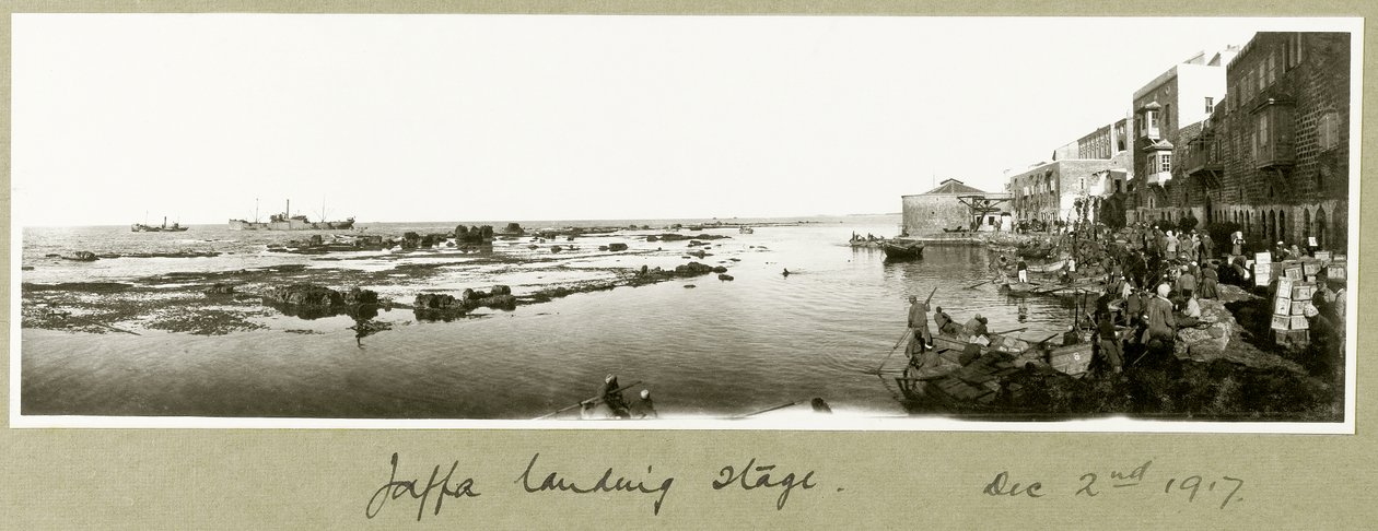 Yafa çıkarma aşaması, 2 Aralık 1917 by Capt. Arthur Rhodes