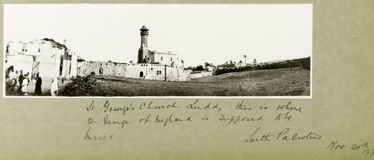 St. George Kilisesi, Ludd, 2 Aralık 1917 by Capt. Arthur Rhodes