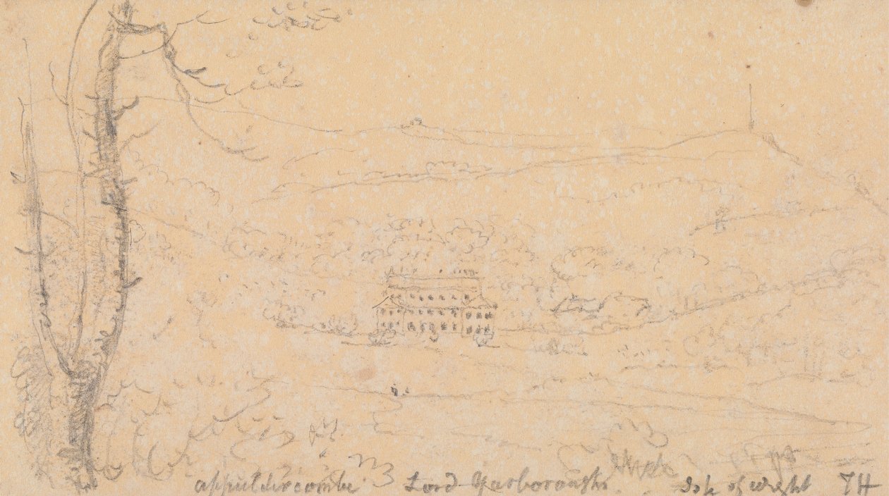 Appuldurcombe, Lord Yarborough's, Wight Adası by Capt. Thomas Hastings
