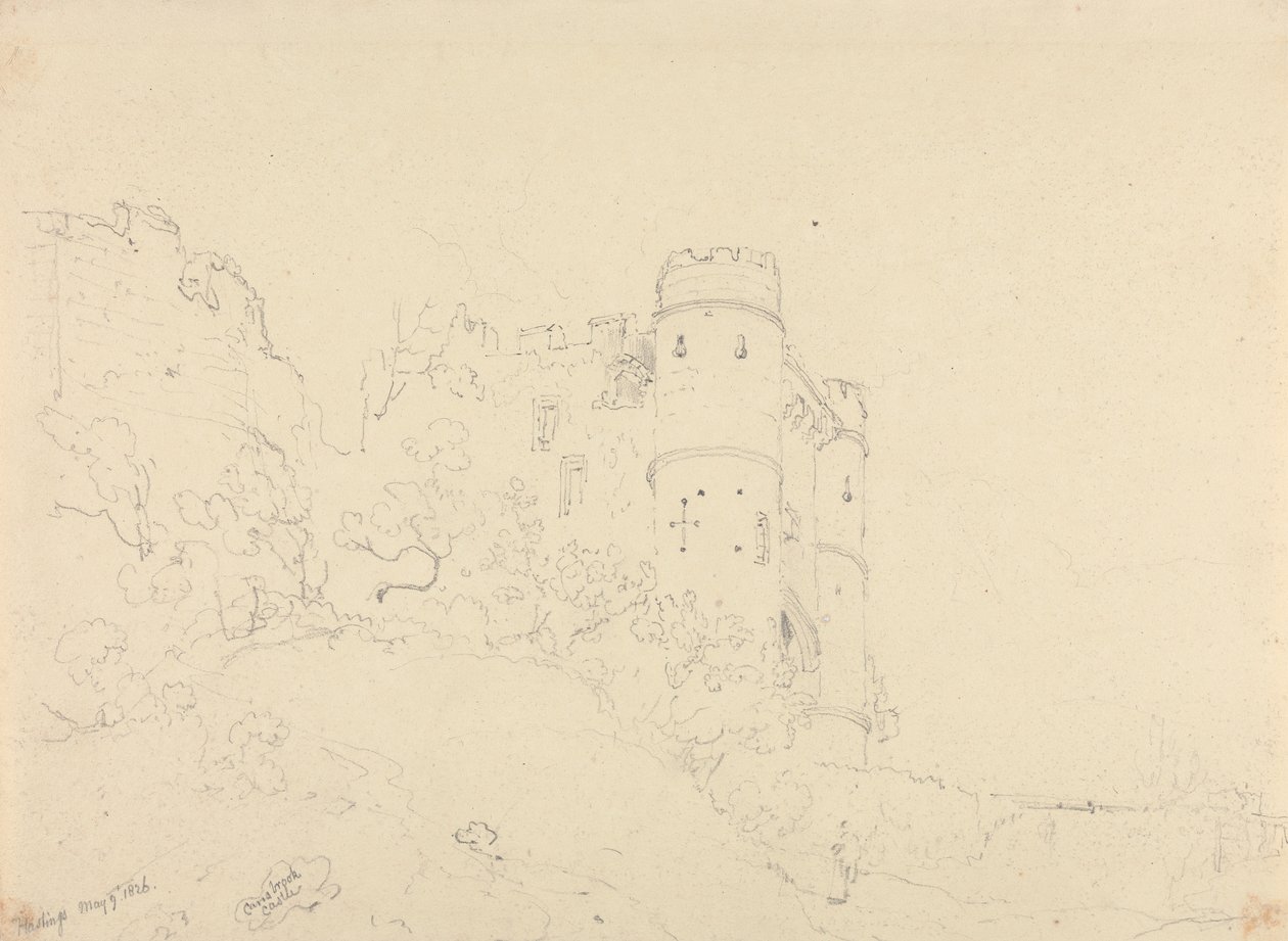 Carisbrooke Kalesi, 9 Mayıs 1826 by Capt. Thomas Hastings