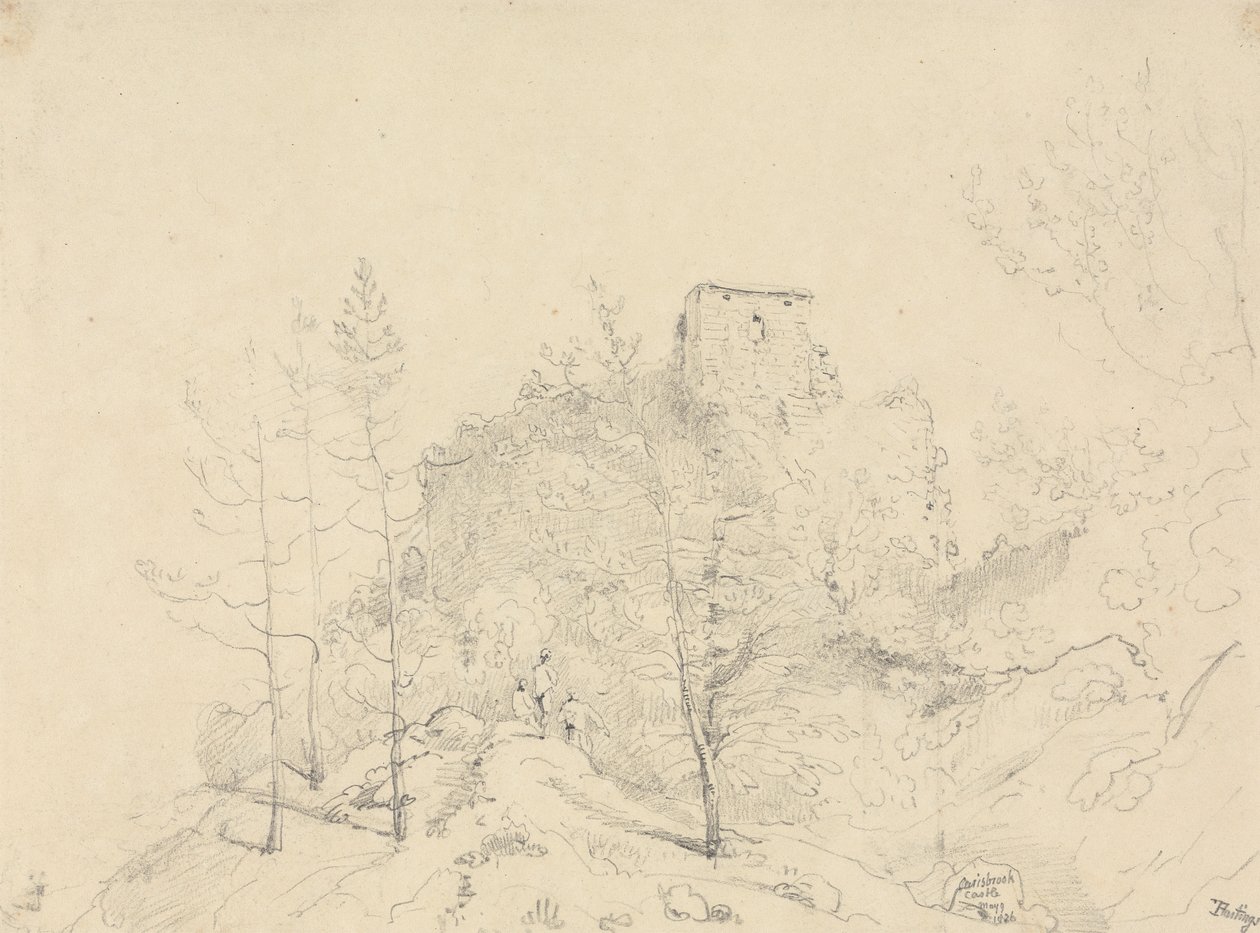 Carisbrooke Kalesi, 9 Mayıs 1826 by Capt. Thomas Hastings