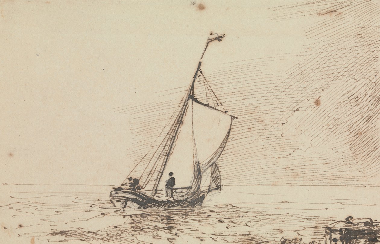 Cowes, 3 Şubat 1826 by Capt. Thomas Hastings
