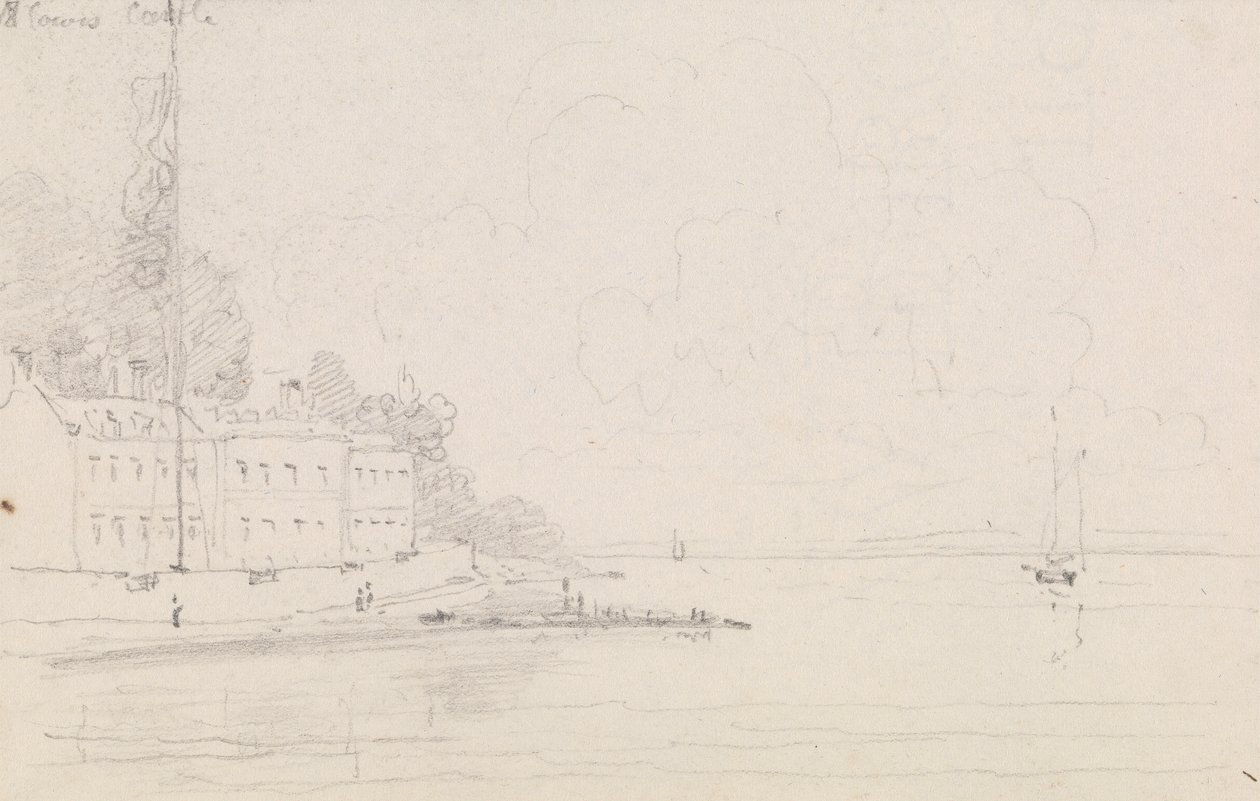 Cowes Kalesi, Wight Adası by Capt. Thomas Hastings